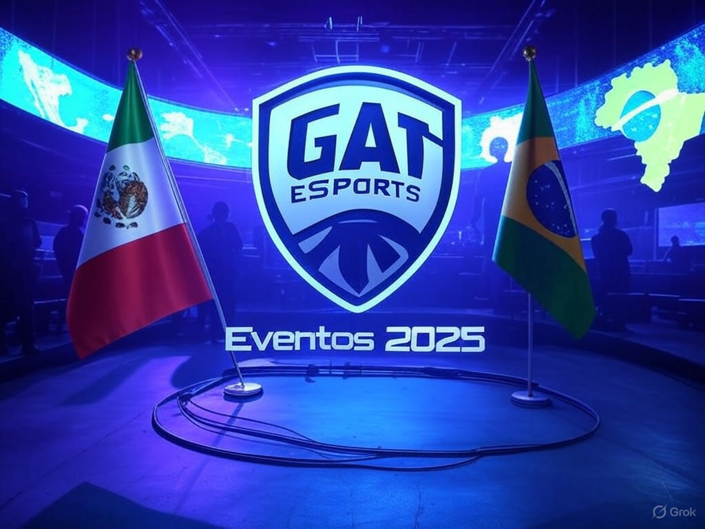 GAT Esports anuncia eventos en México y Brasil para 2025